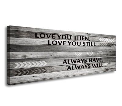 #ad DZL Art A71841 Wall Art Love You Still Large Wall Art Canvas Ready To Hang Fo... $72.19