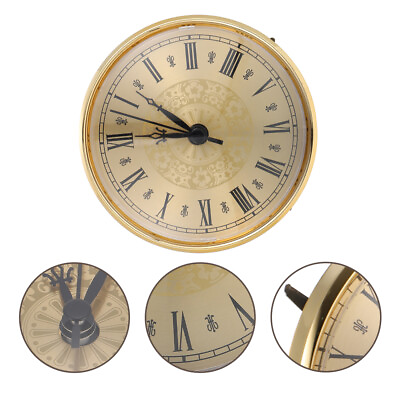 #ad DIY Wall Clock Inlay Roman Numerals Clock Face Replacement Parts $12.28