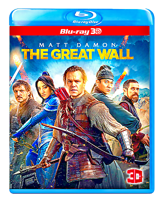 #ad The Great Wall 3D Blu Ray 2016 Movie Disc Slipcover No Slip Free Shipping $10.99