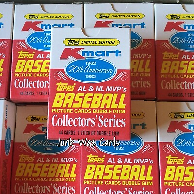 #ad 1982 Kmart Topps 20th Anniversary Complete Baseball Card Set Mickey Mantle $19.80