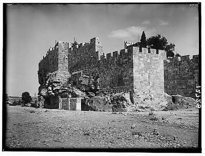 #ad #ad North city wall above entrance to Solomon#x27;s Quarries Bezeth 1920s Old Photo AU $8.50