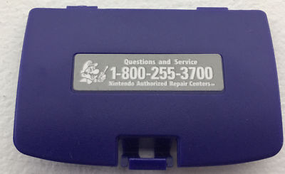 Grape Purple Battery Cover Game Boy Color GBC Replacement Door NEW STICKER $6.95