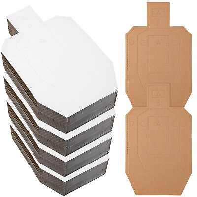 #ad 100 Pcs USPSA IPSC IDPA Shooting Cardboard Targets for Shooting Competition T... $47.37