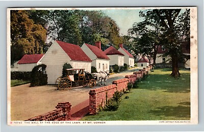 #ad #ad Mt. Vernon VA Virginia The Wall At The Edge The Lawn Vintage Postcard $7.99