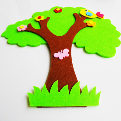 #ad Spring Wall Decor Nursery Wall Decal Cartoon Tree Wall Sticker $8.85