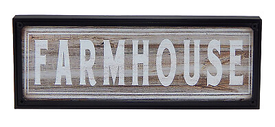 #ad Farmhouse Farm House Rustic Sign Family Kitchen Dining Room Wall Art Home Decor $15.99