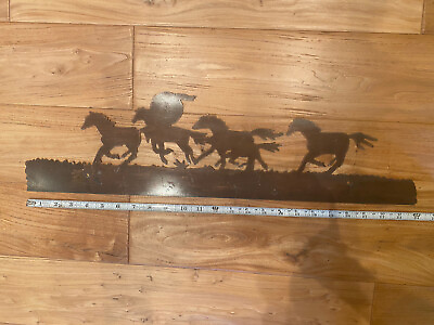 #ad metal horse wall art $9.99