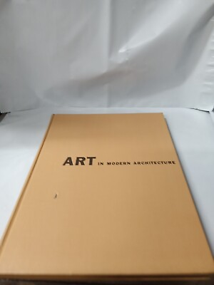 #ad #ad Art In Modern Architecture Vintage 1952 First Edition $20.00