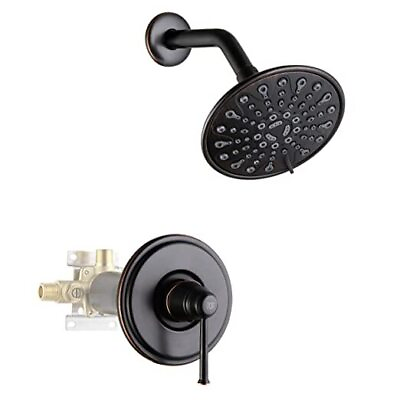 #ad Shower Only Faucet Set Bathroom Rain Mixer Oil Rubbed Bronze Shower Faucet $153.63