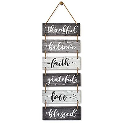 #ad Family Wall Decor Sign Farmhouse Rustic Home Decoration For Living Room Bedroom $26.98