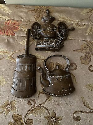 #ad #ad Vintage Sexton Cast Iron Metal Kitchen Decor Wall Hangings Set of 3 $15.99