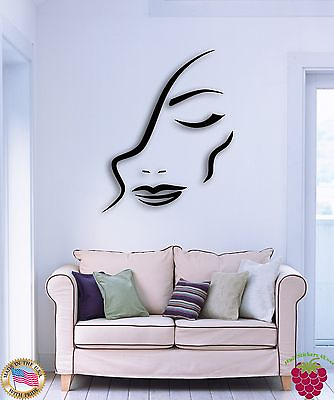 #ad Wall Sticke Beatiful Girl Woman Female Abstract Modern Decor z1527 $29.99