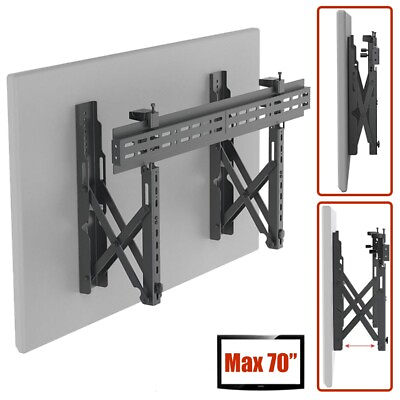 #ad Push to Pop Out Video Wall TV Mount Bracket Up to 70quot; Flat Screen LCD LED VESA $104.97