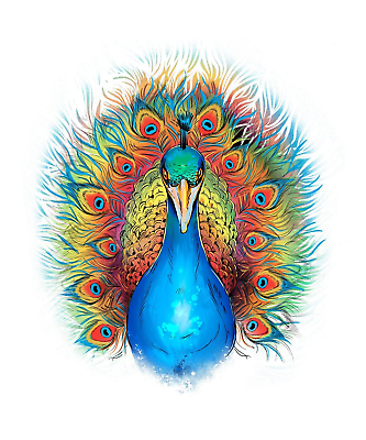 #ad Peacock Sticker $3.20