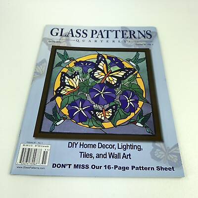 #ad Glass Patterns Summer Issue 35 1 Lighting Tiles Wall Art DIY $8.50