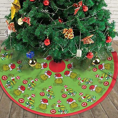#ad Christmas Tree Skirt Rustic Decorations Farmhouse for Merry Xmas Winter New ... $20.76