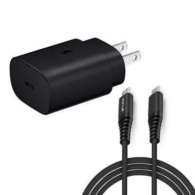 For LG Stylo 4 5 6 Q70 K51 25W FAST HOME CHARGER PD TYPE C 6FT USB C CABLE WALL $28.49