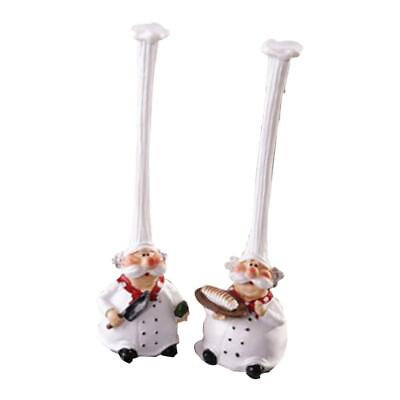#ad Set of 2 Chef Figurines Decorations Kitchen Ornaments $69.59