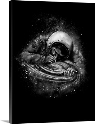 #ad Space Junkie Canvas Wall Art Print Outer Space Home Decor $79.99