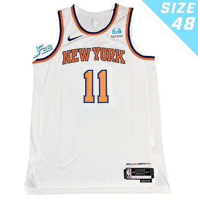 #ad Nike Jalen Brunson New York Knicks Association Edition Authentic Jersey White 48 $449.00