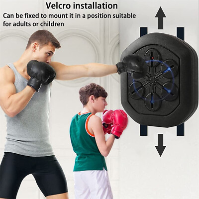 #ad Smart Music Boxing Machine Bluetooth Wall Target Training Exercise without Glove $102.00