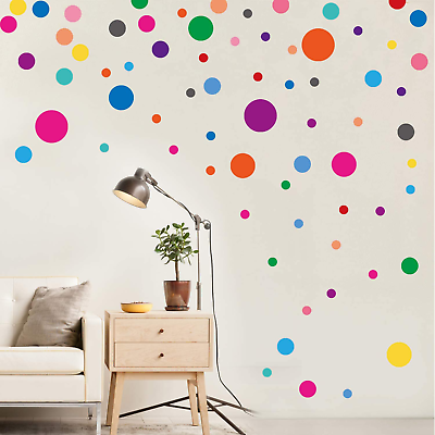 #ad Wall Stickers for Bedroom Living Room Polka Dot Wall Decals for Kids Boys and G $9.40