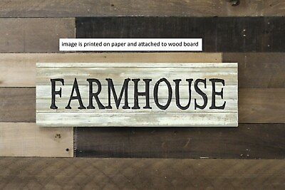 #ad #ad farmhouse sign farmhouse rustic kitchen home decor family 8x3quot; $12.50