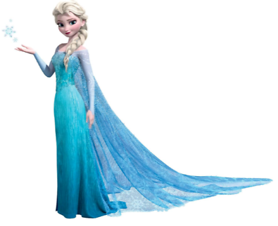 #ad Elsa Disney Frozen Giant Wall Decor Peel Stick Decals Kids Room Children Gift $24.60