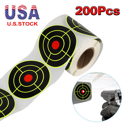 #ad 3quot; Reactive Splatter Target Stickers Self Adhesive Shooting Targets Paper 200pcs $8.90