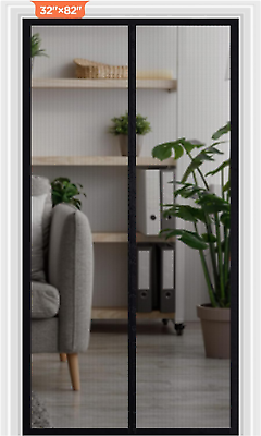 #ad Self Sealing Magnetic Screen Door Actual Screen Size 34 X 81 Fit Door Size 32 X $24.99