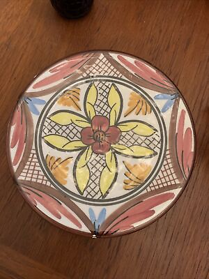 #ad hand painted plate wall decoration 6” $5.99