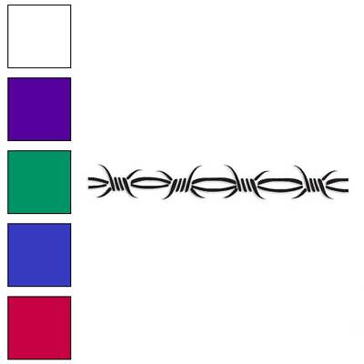 #ad Barbed Wire Barb Tribal Vinyl Decal Sticker Multiple Colors amp; Sizes #2881 $23.95