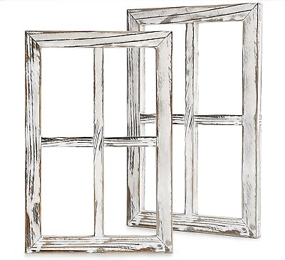 #ad Rustic Wall Decor Home Decor Window Barnwood Frames Room Decor for Home or O... $26.48