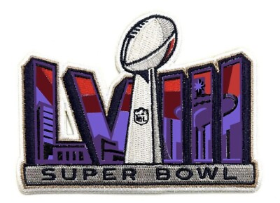 #ad Super Bowl LVIII 58 Jersey Patch Embroidered Iron sew on In Stock $14.95