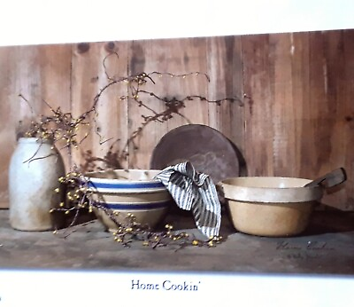 #ad Billy Jacobs quot;HOME COOKINquot;Country Art Print 7x10.5 $5.50