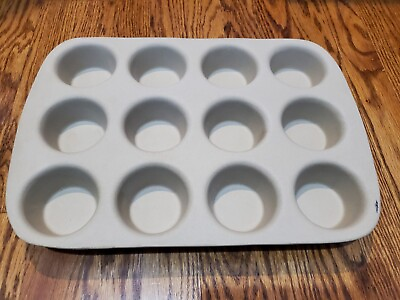 #ad #ad Pampered Chef Family Heritage Classic 12 Muffins Cupcake Stoneware Pan EUC $59.99