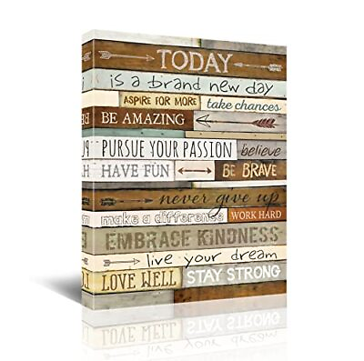 #ad Inspirational Wall Art for Office Quotes Theme Decor Women Motivational Canva... $20.59
