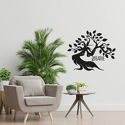 #ad Tree Breathe Trees Plants Nature Wall Art Stickers for Kids Home Room Decals $12.50