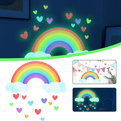 #ad #ad Rainbow Wall Sticker Kids Wall Decal Art Girls Star Bedroom Nursery H Deco $6.39