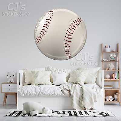 Baseball Wall Decal Sports Kids Bedroom Wall Décor Removable Sticker $33.96