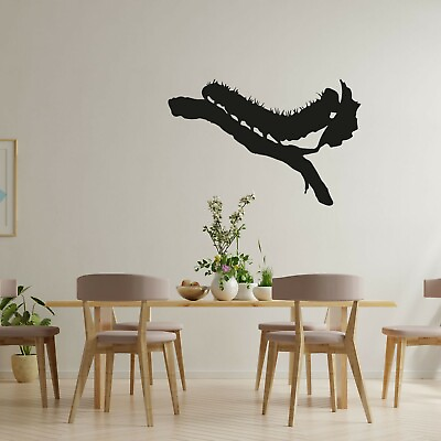 Caterpillar Eating Insect Animal Wall Art Stickers for Kids Room Home Decals $12.50