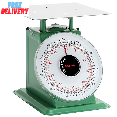 #ad 110 LBS Heavy Duty Portion Control Mechanical Kitchen and Food Scale Industrial $98.98