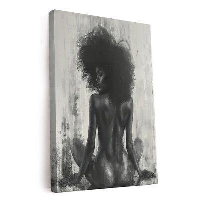 #ad Beautiful Black Body Printed Canvas Wall Art Perfect for Home Decor $49.99