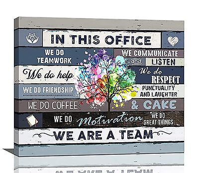 #ad Purada Inspirational Wall Art For Office Motivational Quotes Wall Decor We Ar... $59.63
