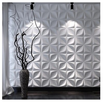 #ad Art3d Decorative 3D Wall Panels Textured 3D Wall Covering12 Tiles 32 Sq Ft $51.99