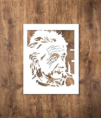 #ad #ad Albert Einstein STENCIL reusable durable for Painting Wall Art DIY Craft Decor $7.19