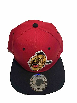 #ad Vintage Atlanta Braves SnapBack Hat Red Adjustable Black UV $25.00