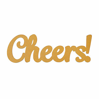 #ad #ad Large Glitter Cheers Sign Party Decor 1 Piece $12.42