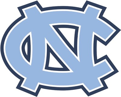 #ad North Carolina Tarheels Logo Die Cut Laminated Vinyl Sticker Decal NCAA $5.25