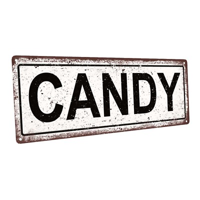 #ad #ad Candy Metal Sign; Wall Decor for Kitchen and Dinning Room $19.99
